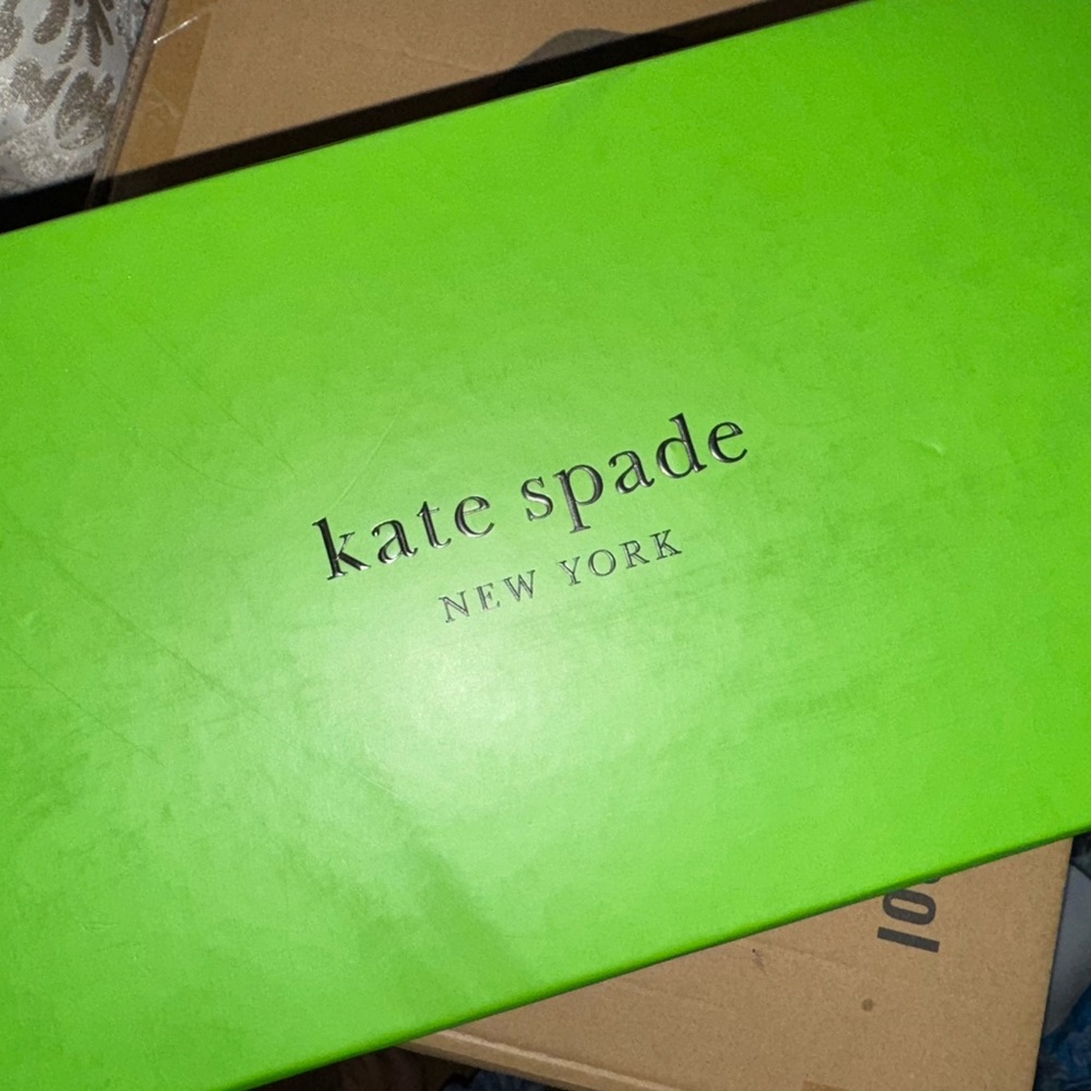 Kate Spade White Slingback Beau Slide Sandal 👡! $268 HOT 🔥! Bridal & MORE! 8 NIB - Picture 6 of 9